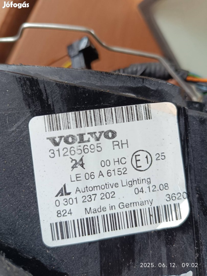 Volvo S40 első fényszóró 