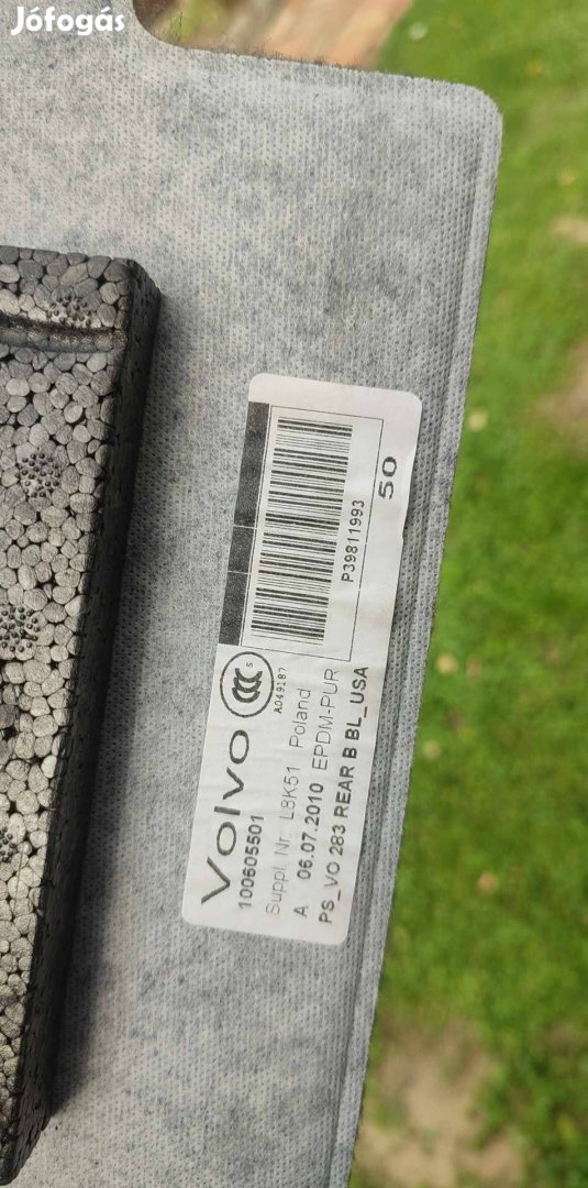 Volvo S60 II 2 MK2 Kalaptartó