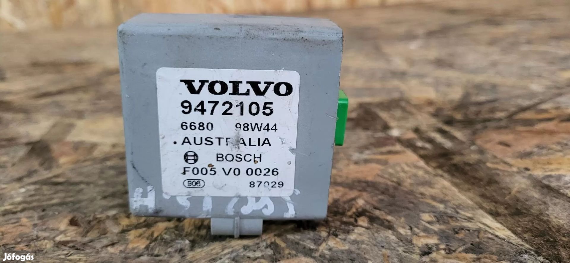 Volvo S60 S80 V70 98- Riasztó emelés érzékelő elektronika