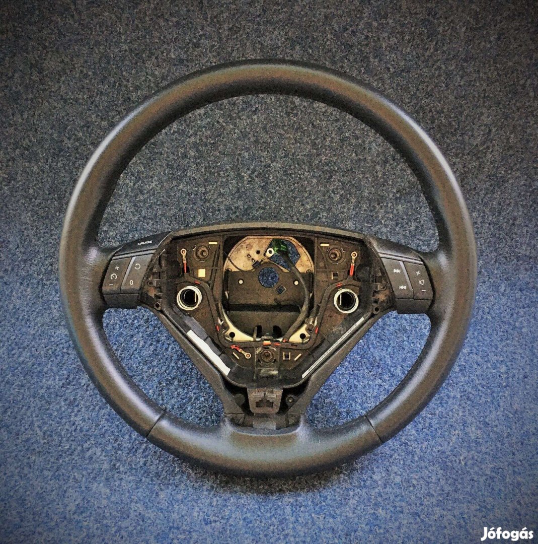 Volvo S60 S80 XC70 V70 .hibátlan fekete bőr kormány,.30000ft