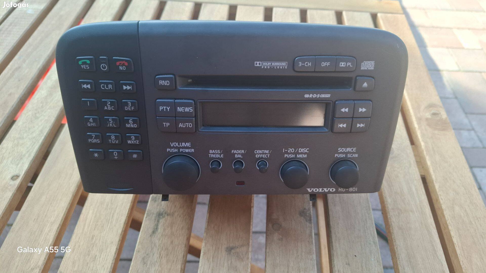 Volvo S80 HU 801 rádió