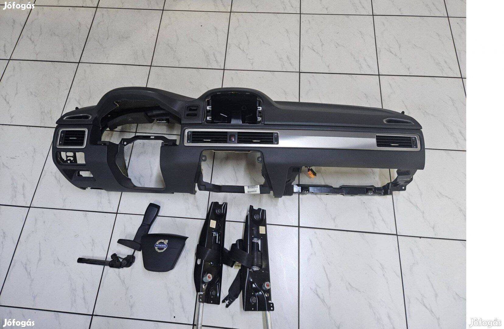 Volvo S80, V70, XC70 komplett légzsák szett műszerfal párnával! 2011-