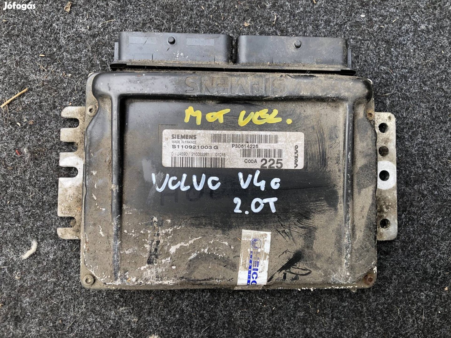 Volvo V40 S40 2.0 T turbó benzin motorvezérlő
