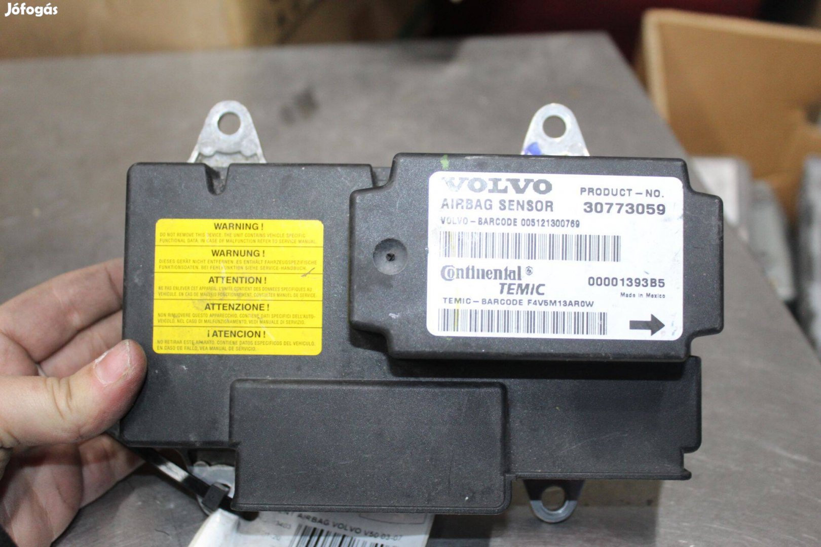Volvo V50 2003-2007 légzsák vezérlő 30773059