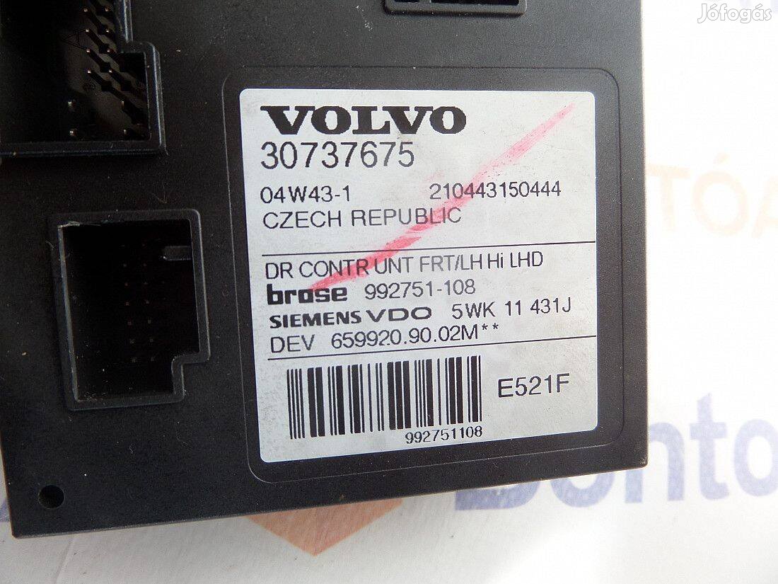 Volvo V50 Eladó gyári, bal első ablakemelő motor vezérlővel