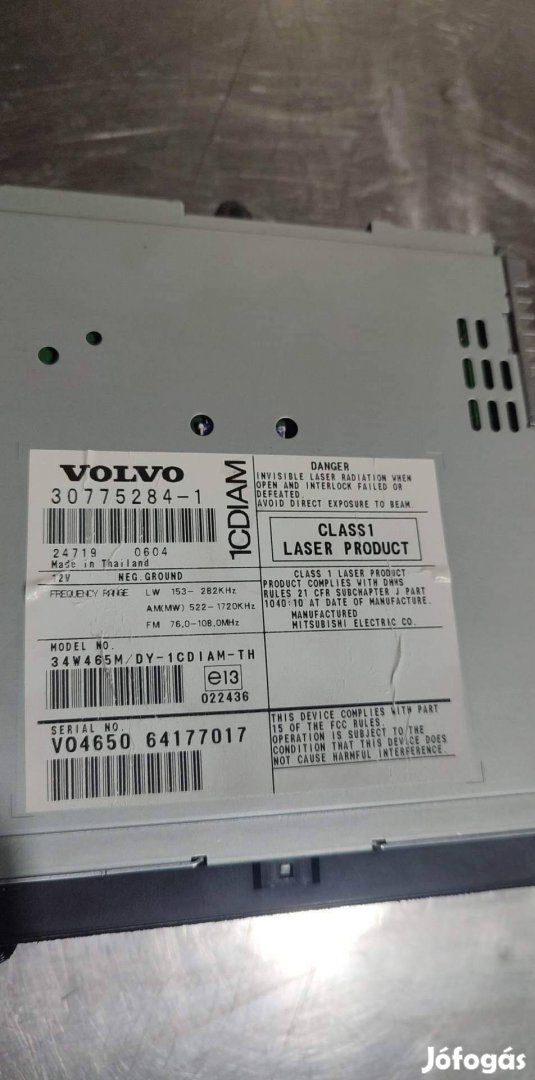 Volvo V50 S40 CD tár
