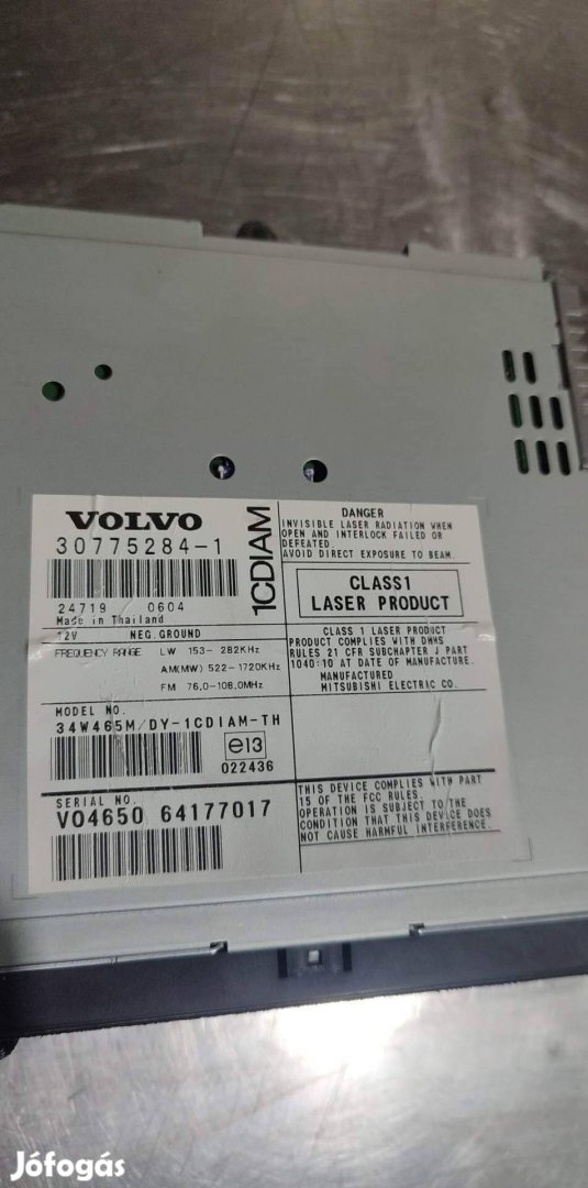 Volvo V50 S40 CD tár
