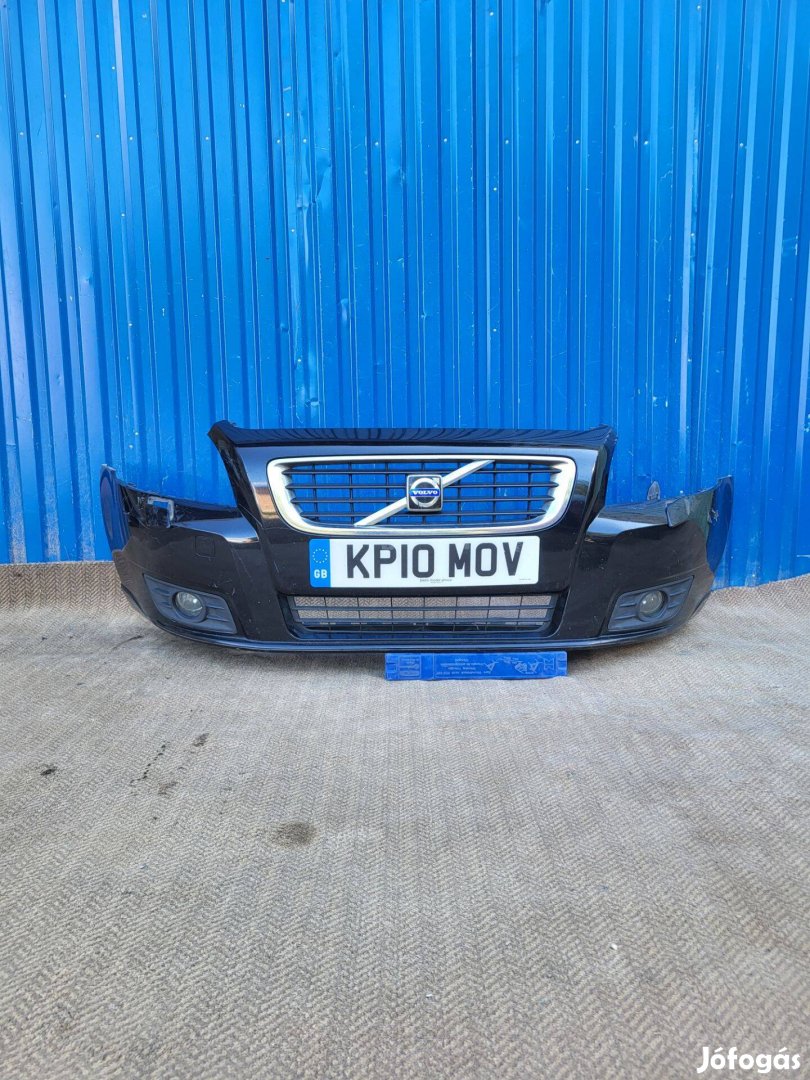 Volvo V50 gyári 30744976 mosós első lökhárító, hűtőrács sérülésmentes