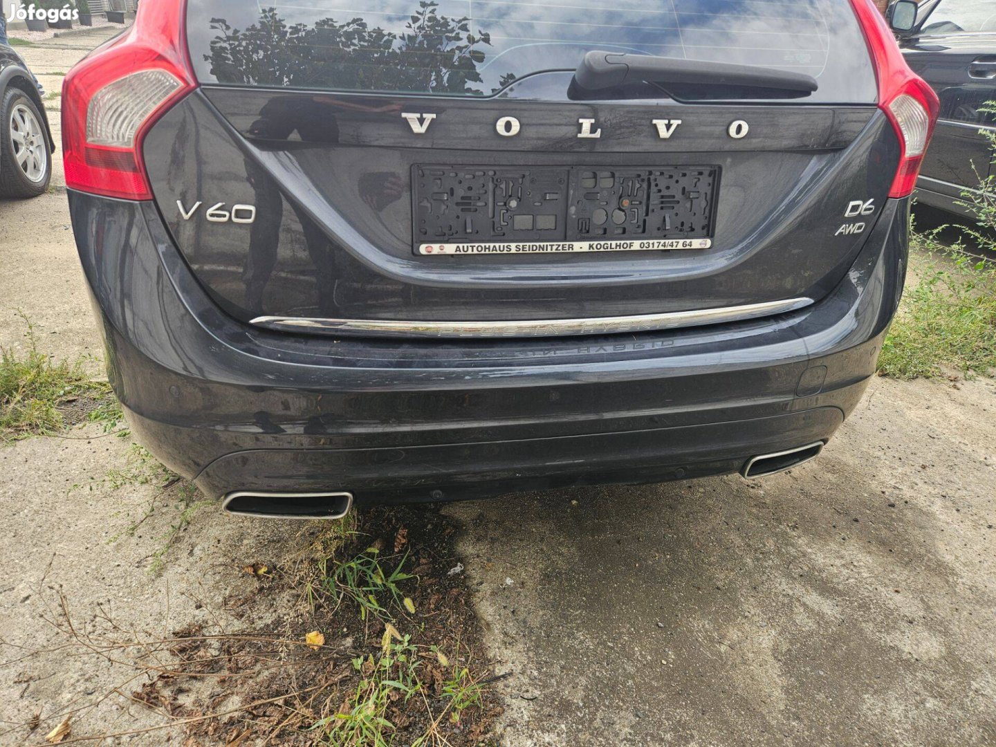 Volvo V60 facelift komplett hátsó lökhárító diffúzorral 2013-2018