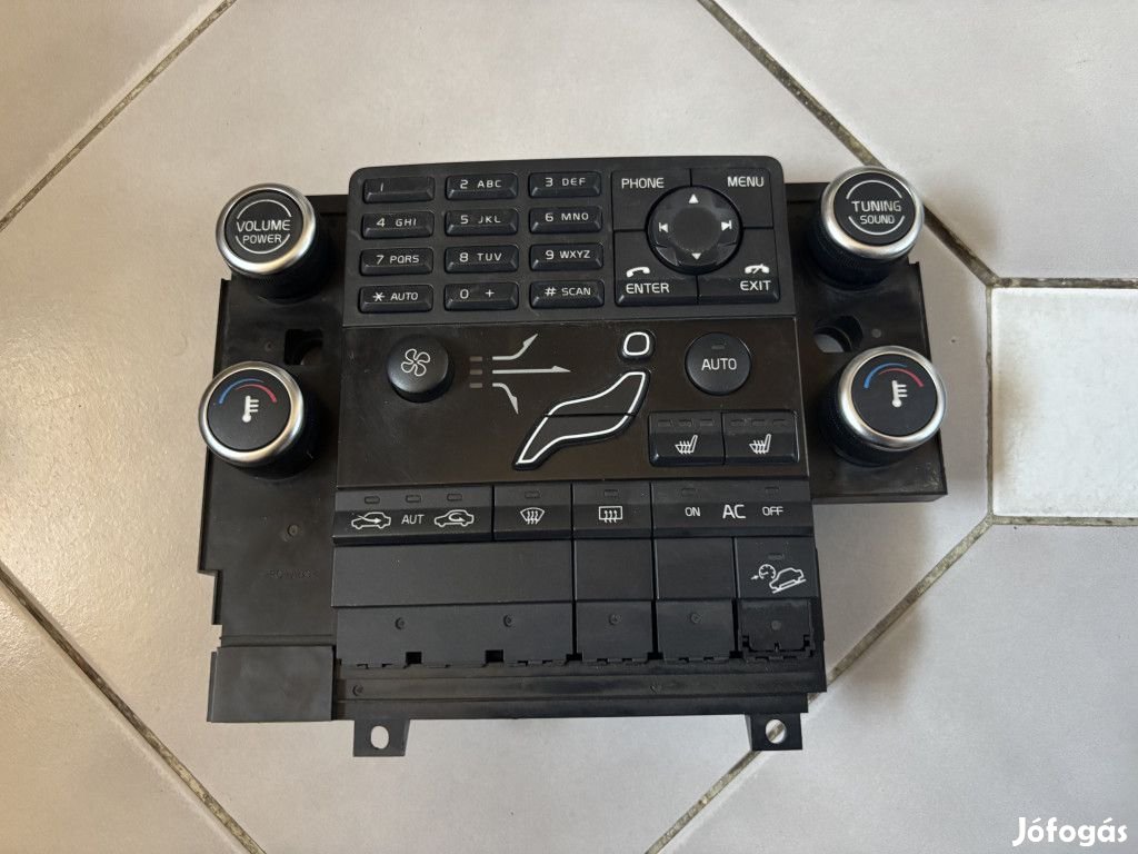 Volvo V70, XC60 fűtés, klíma vezérlő panel 30782903