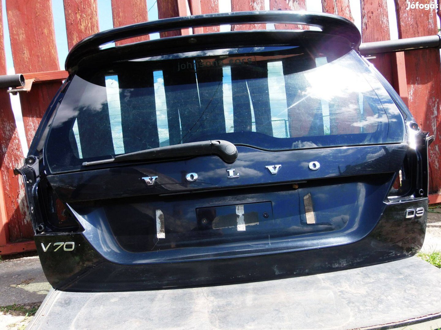 Volvo V70 csomagtér ajtó gyári spoylerrel 2008-2016