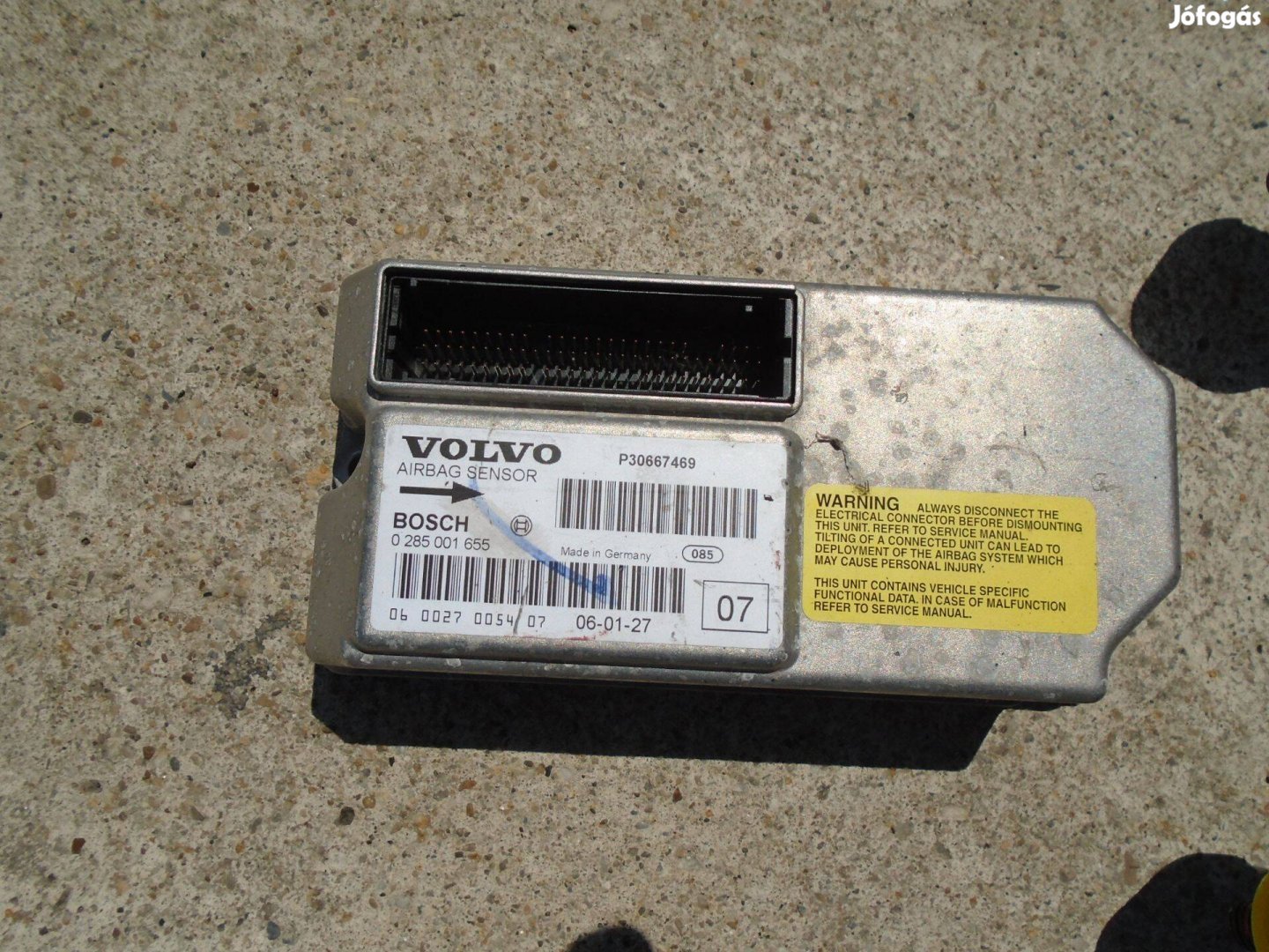 Volvo V70 légzsák indító 2002-2007-ig