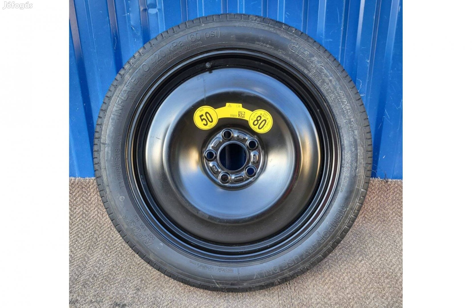 Volvo XC60, XC90 18, 18" mankókerék 31362275 125/80R18 5x108 ET:20