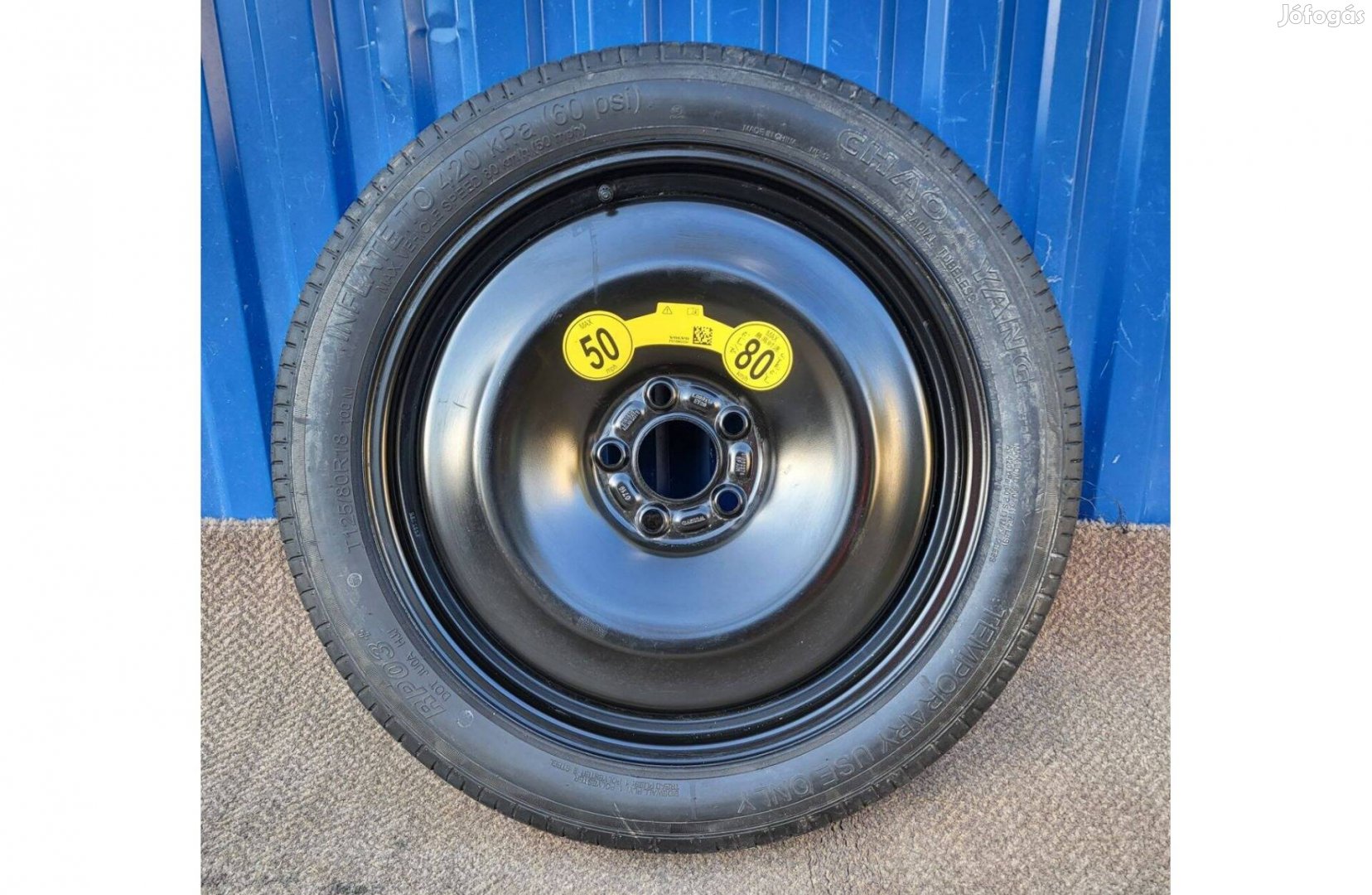 Volvo XC60, XC90 18, 18" mankókerék 31362275 125/80R18 5x108 ET:20