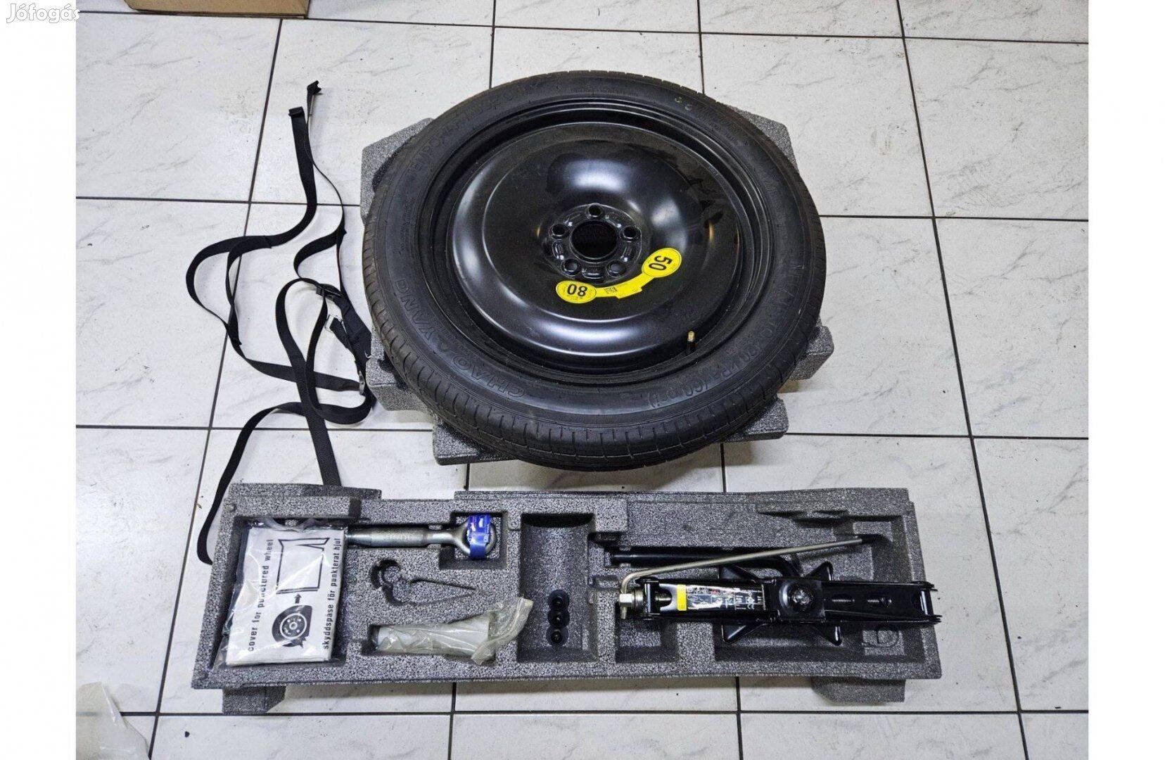 Volvo XC90 II gyári komplett mankókerék szett emelővel! 2015-2024