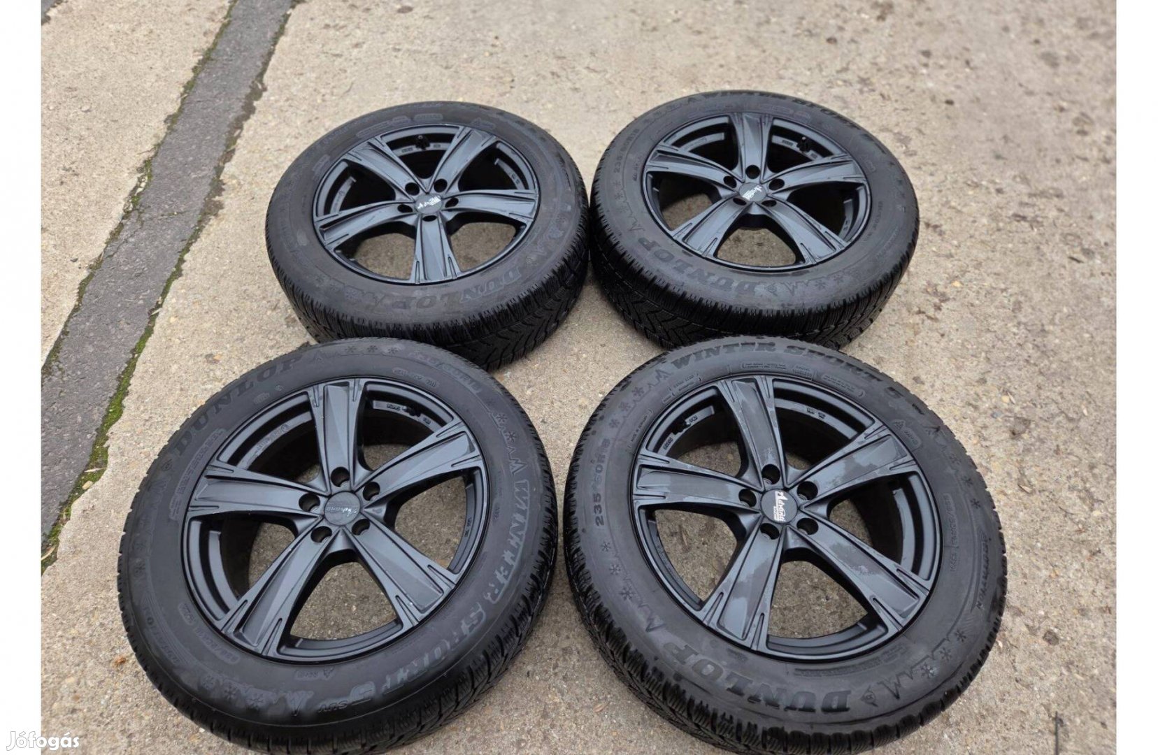 Volvo XC90, XC60 Advanti Alufelni garnitúra, Dunlop téli gumik, 5x108