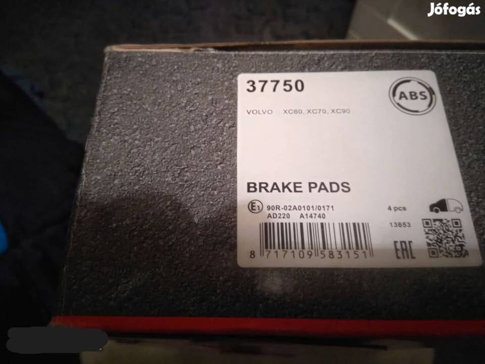 Volvo XC90 - A. B. S. Első fékbetét tárcsafék 37750