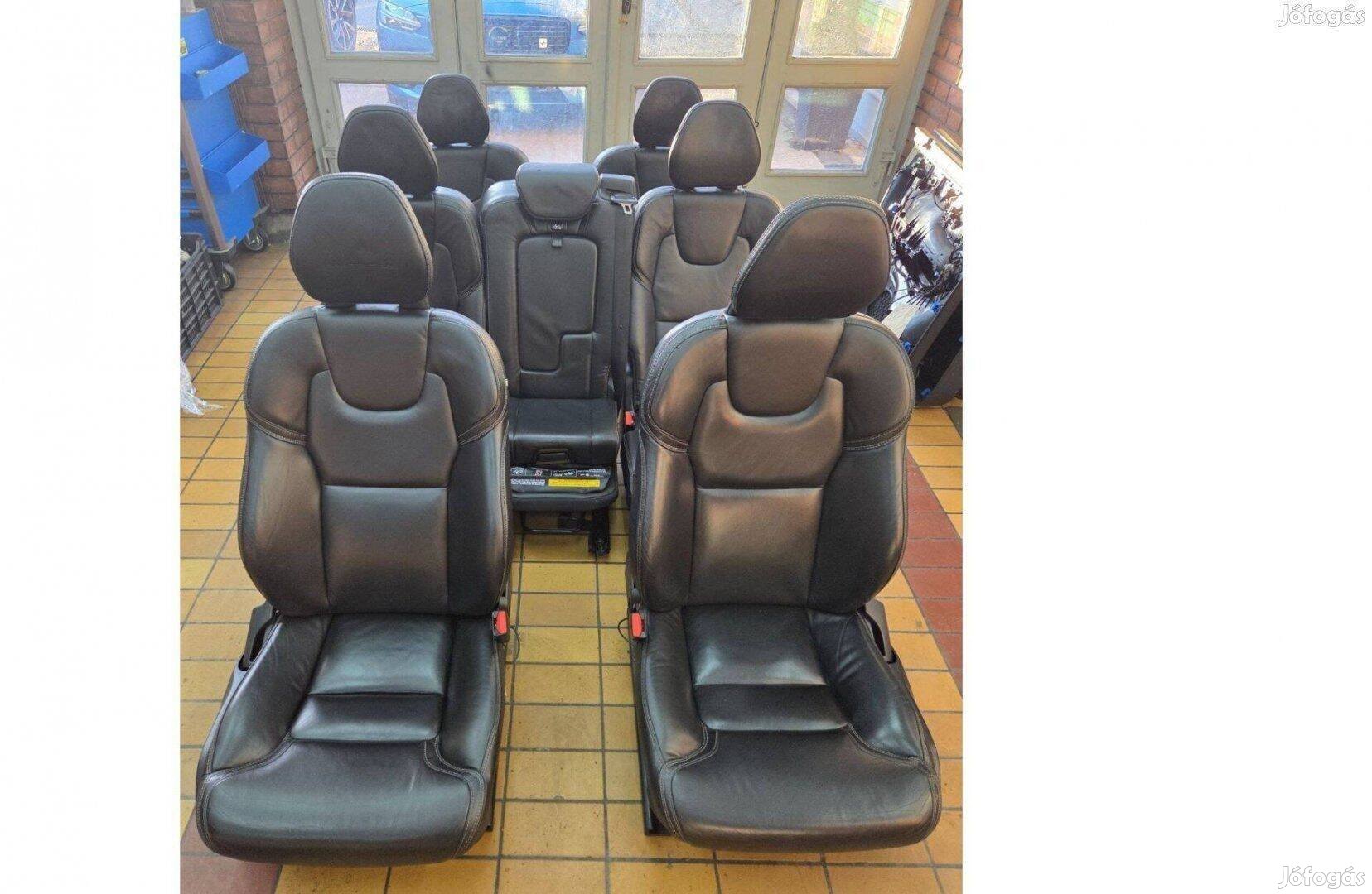 Volvo XC90 bőr ülés garnitúra 7 személyes Inscription, ajtókárpittal