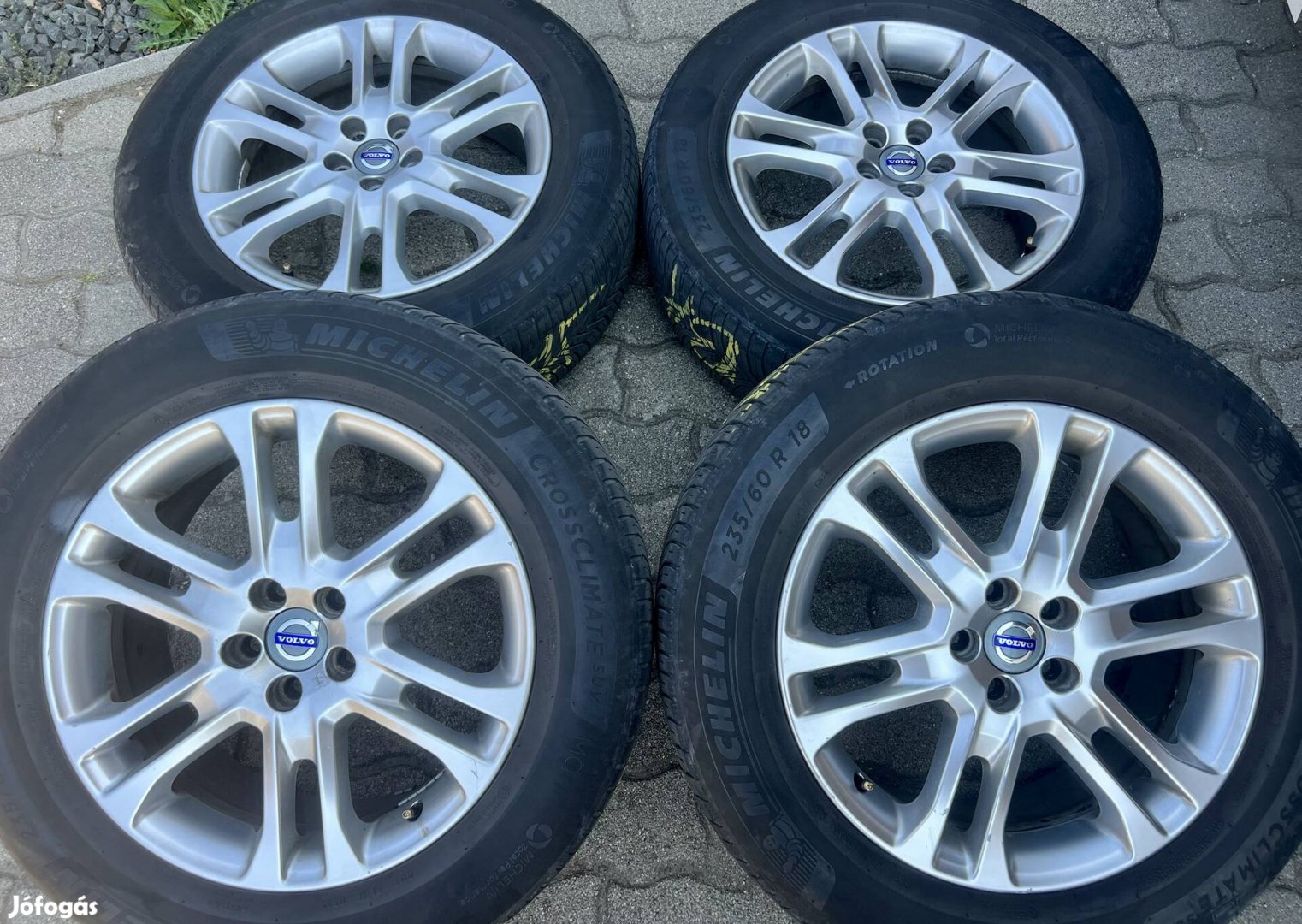 Volvo alufelni 18" négyévszak Michelin 2022! Xc60 alufelni 18"