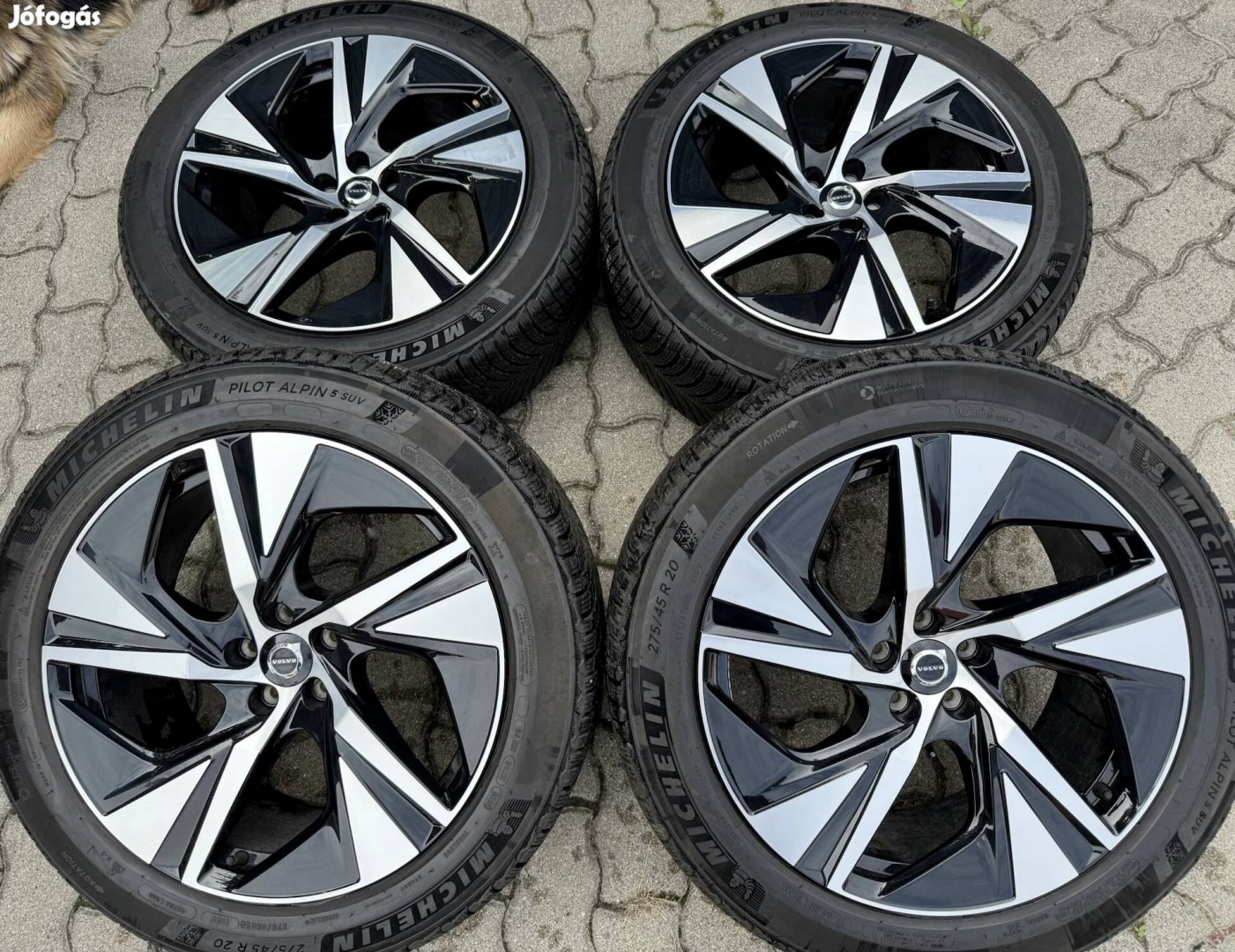 Volvo alufelni 20" 5x108 Téli Michelin 2023! Xc90 alufelni 20"