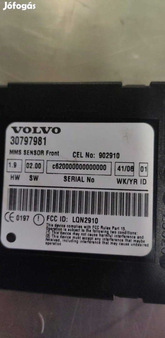 Volvo c70 MMS szenzor