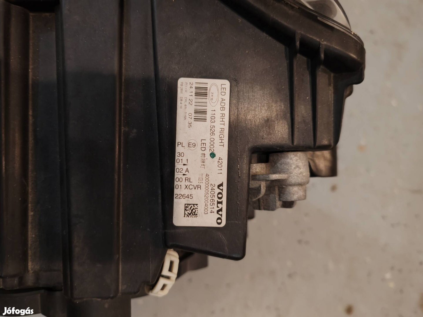 Volvo fh5 full led fényszóró 24056514