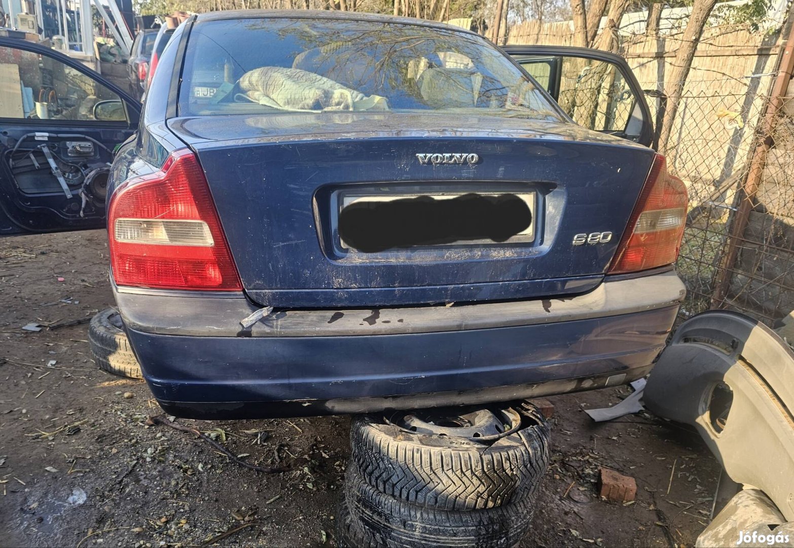 Volvo s80 hátsó lökhárító kék 20000