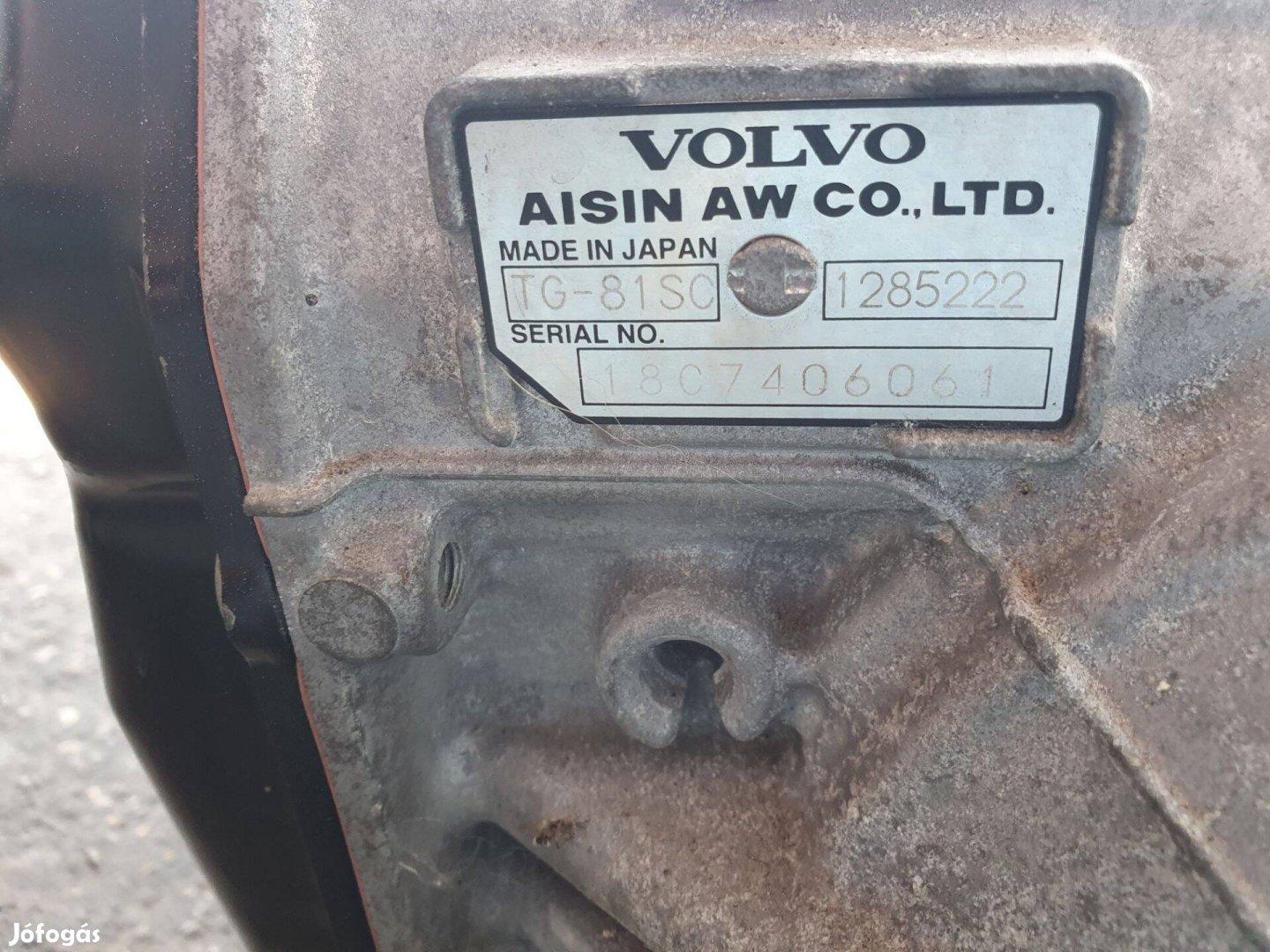 Volvo tg81-sc 8 sebességes automataváltó
