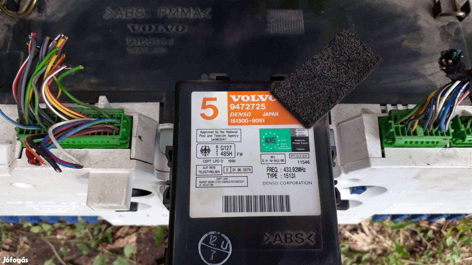 Volvo v70 első generációs 2.4 benzin km óra óracsoport