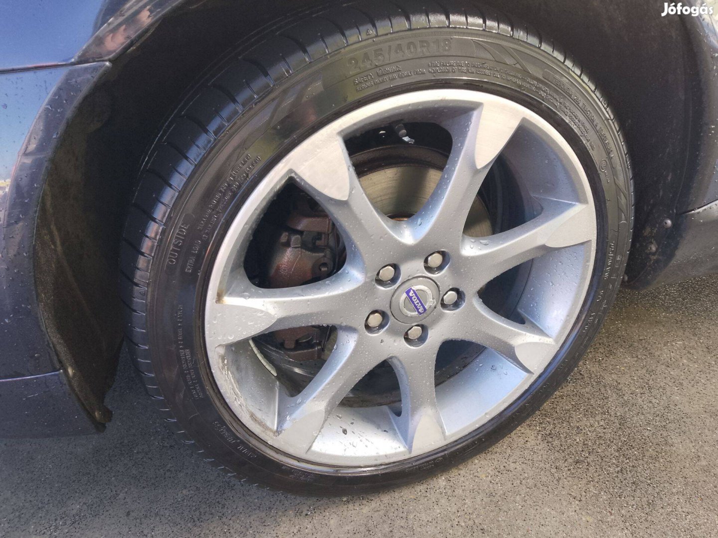 Volvo v70 s80 s60 c70 xc70 xc60 gyári R18 alu felni kerék jó gumik