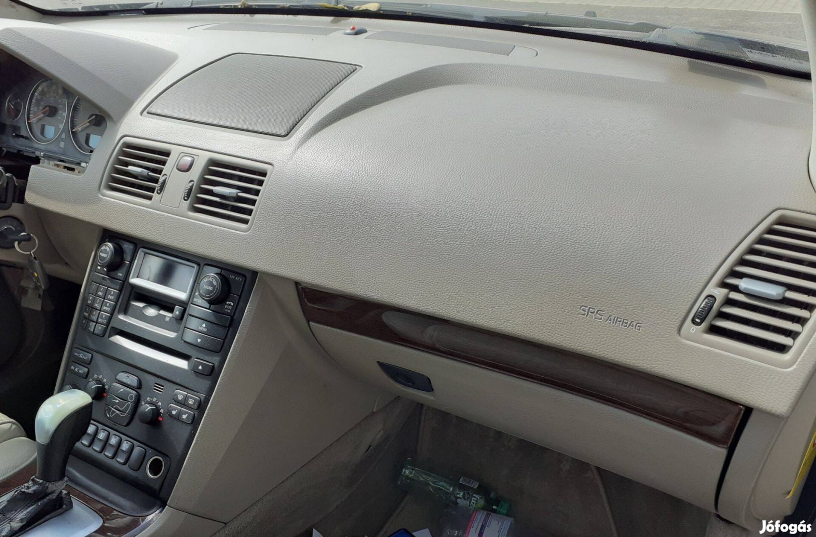 Volvo xc90 xc 90 2003-2014 bézs műszerfal héj + légzsák szett