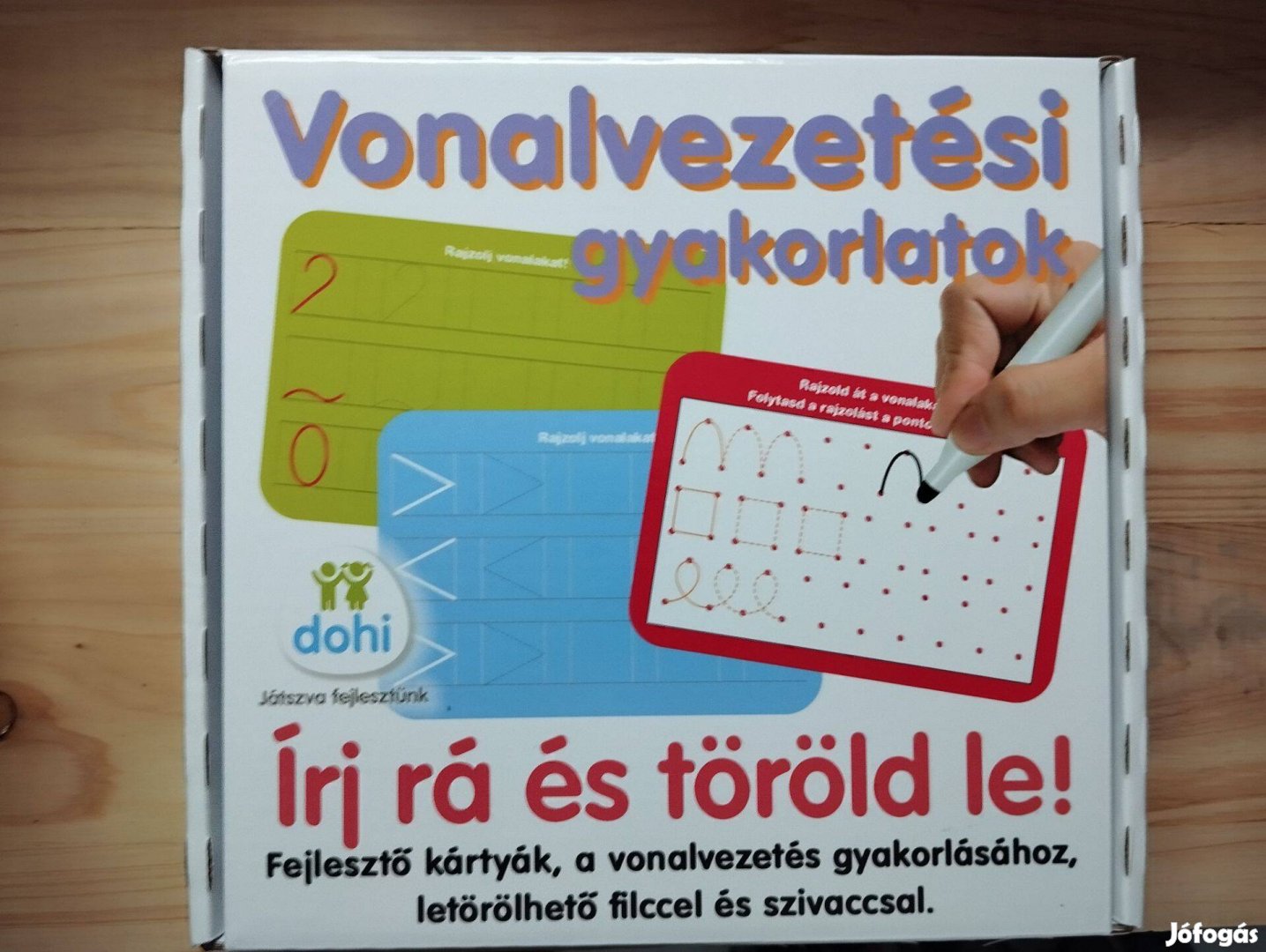 Vonalvezetési gyakorlatok - Írj rá és töröld le!