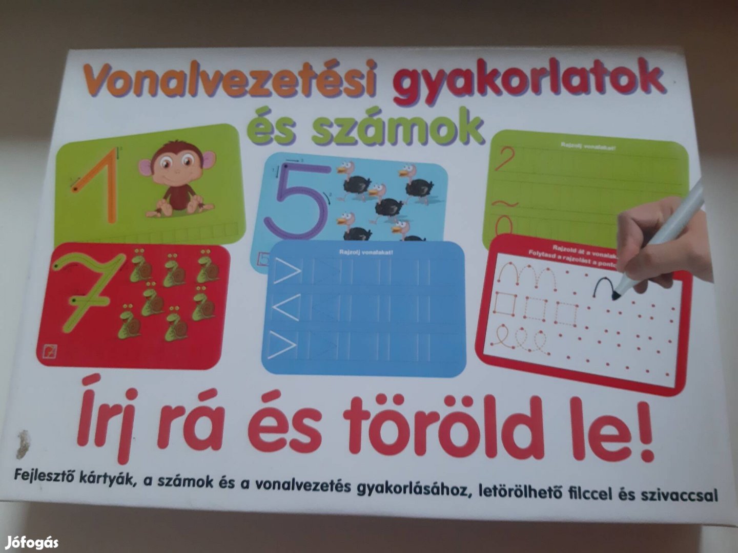 Vonalvezetési gyakorlatok, fejlesztő játék 