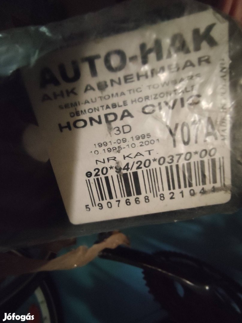 Vonóhorog Honda Civic