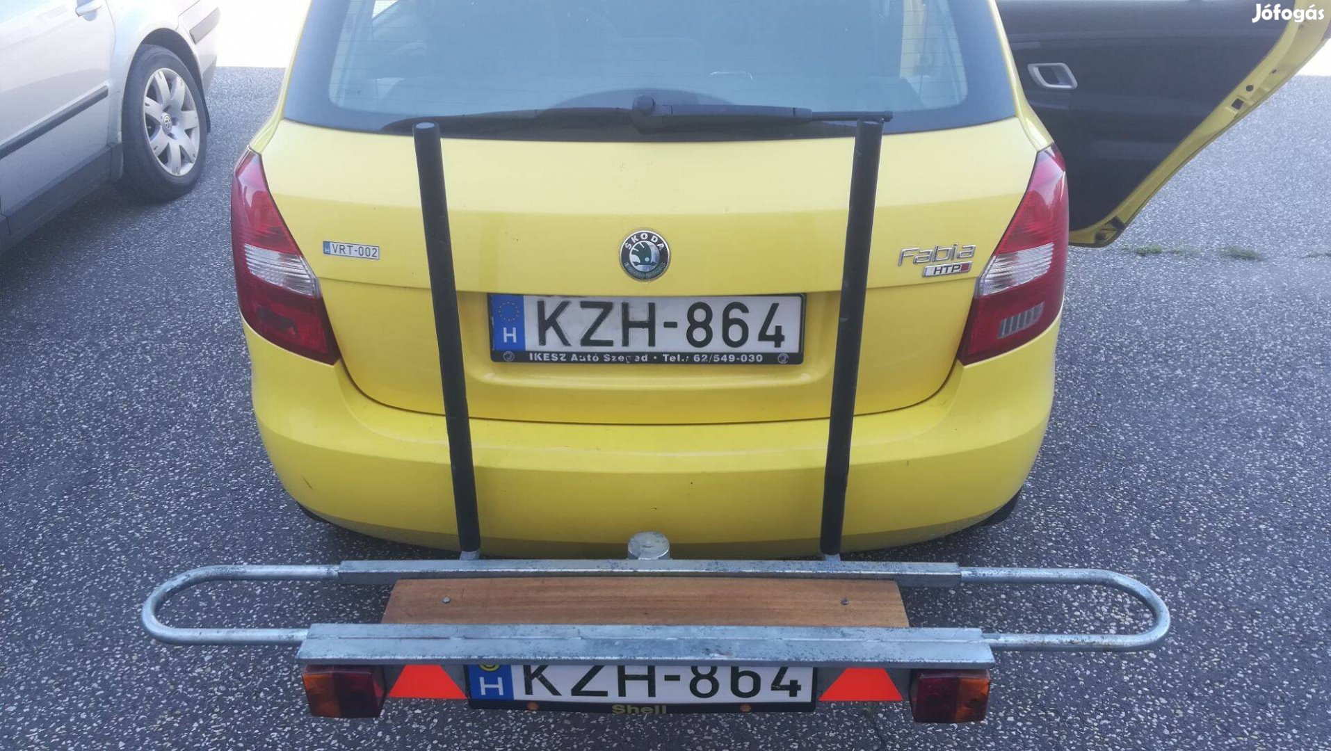 Vonóhorogra szerelhető motorkerékpárszállító eladó