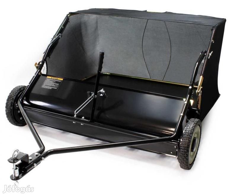 Vontatható fű és lombseprű, gyepseprő gép fűnyíróhoz