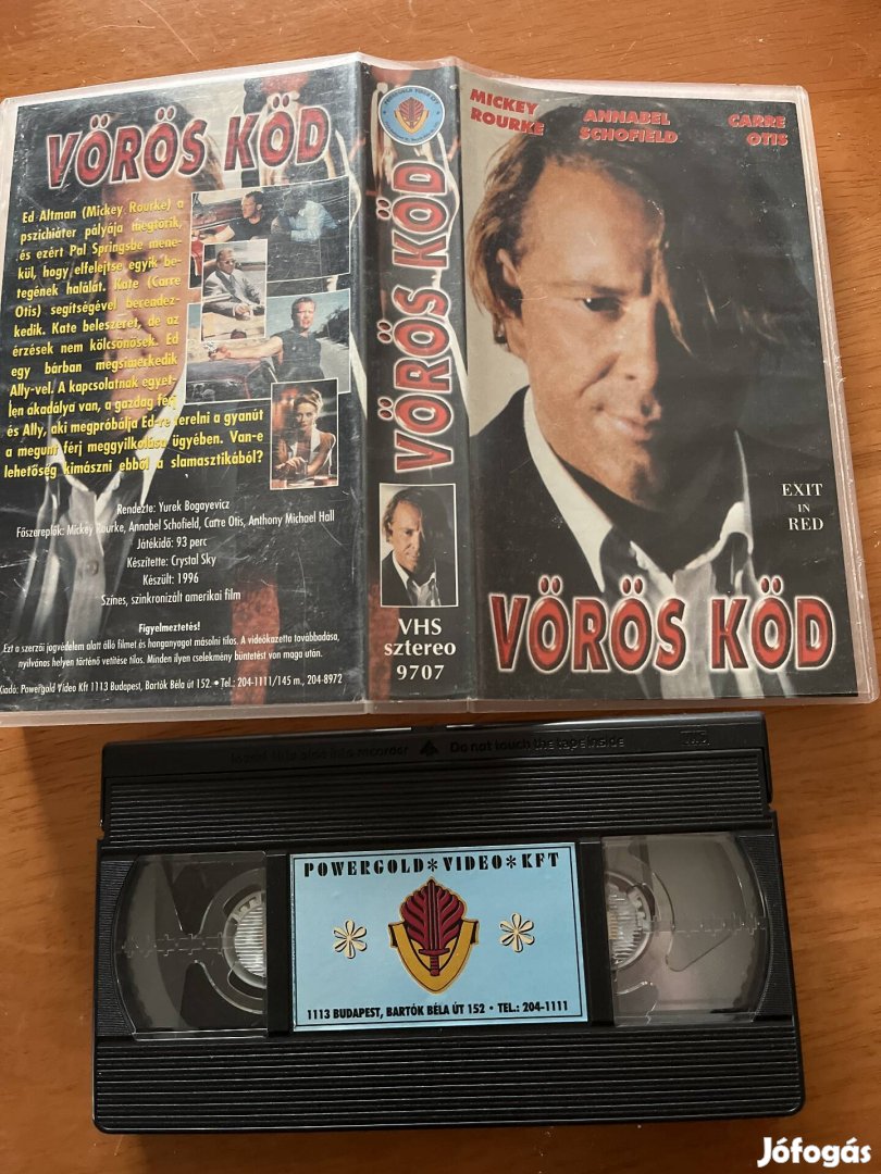 Vörös köd vhs. 