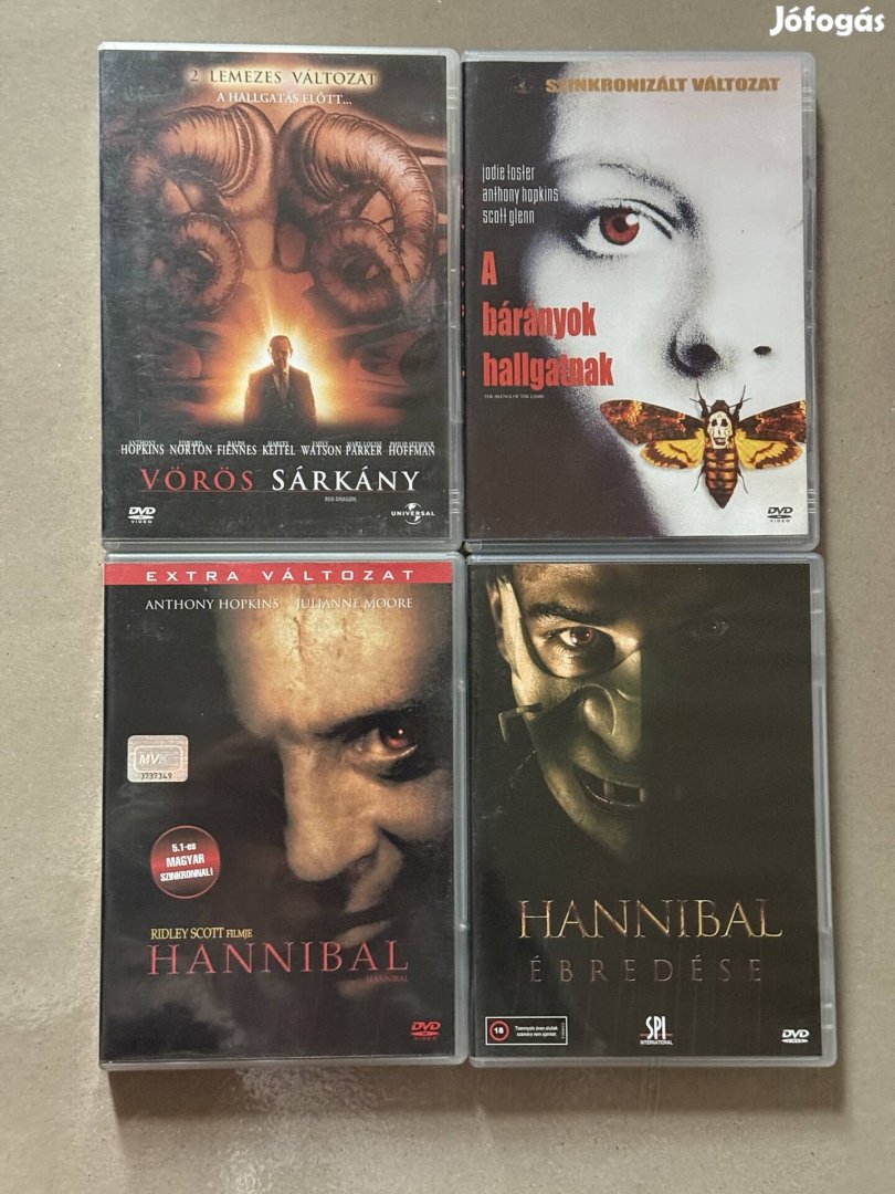 Vörös sárkány, A bárányok hallgatnak, Hannibal és az ébredése  dvd