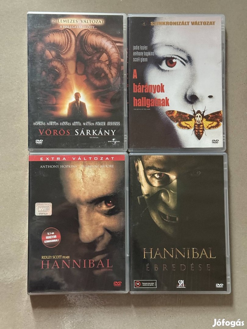 Vörös sárkány, A bárányok hallgatnak, Hannibal és az ébredése  dvd