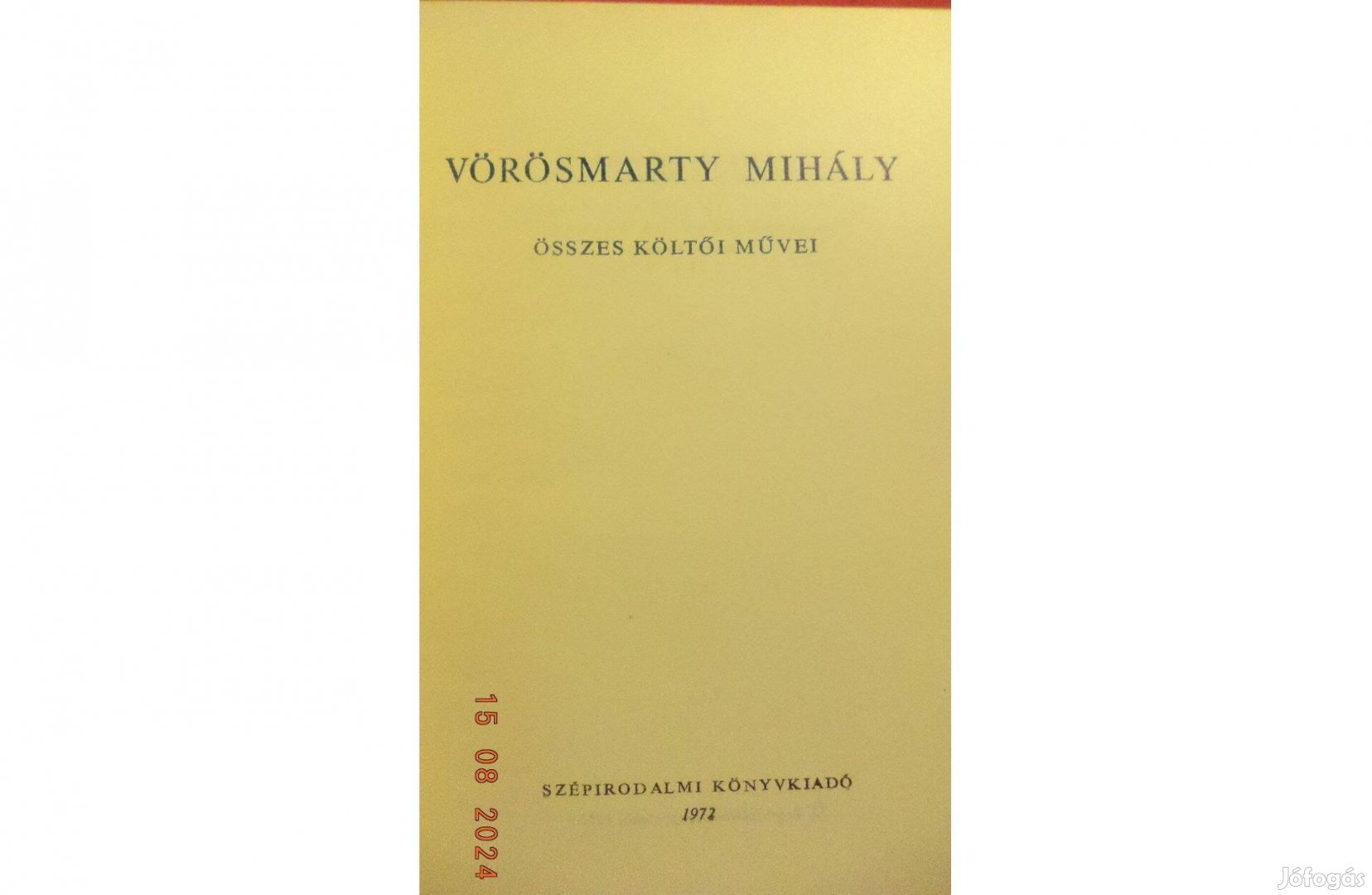 Vörösmarty Mihály Összes költői művei I - II