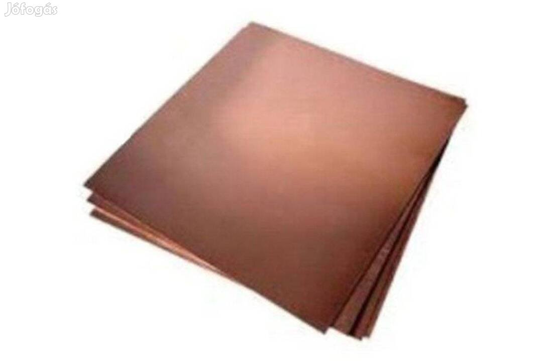 Vörösréz lemez 0, 7x1000x2000, eladó, új, számlával. Vörösréz lemez Sf