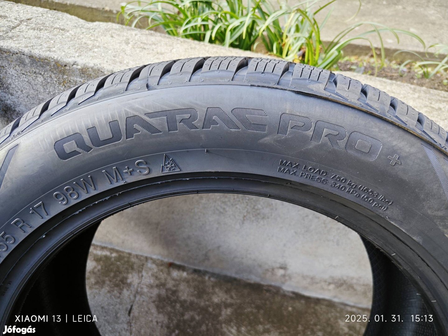 Vredestein Quatrac Pro+ 215/55 R17 98W 29XL Új!!! 4 évszakos garnitúra