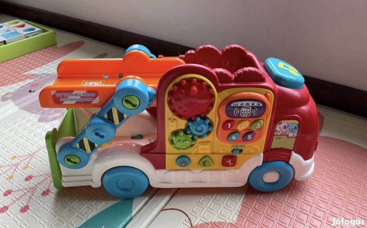 Vtech toot toot foglalkoztató interaktív nagy autószállító