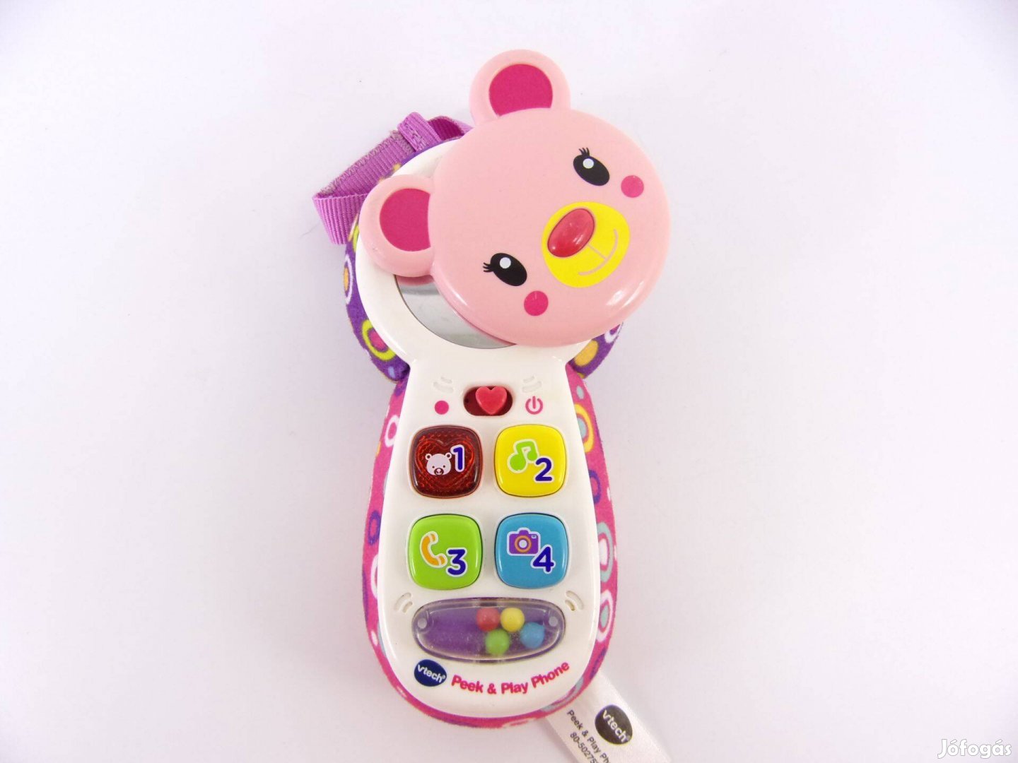 Vtech zenélő macis telefon