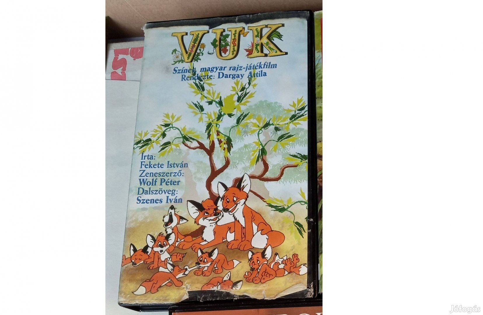 Vuk - 1981-ben bemutatott legendás magyar rajzfilm,VHS,