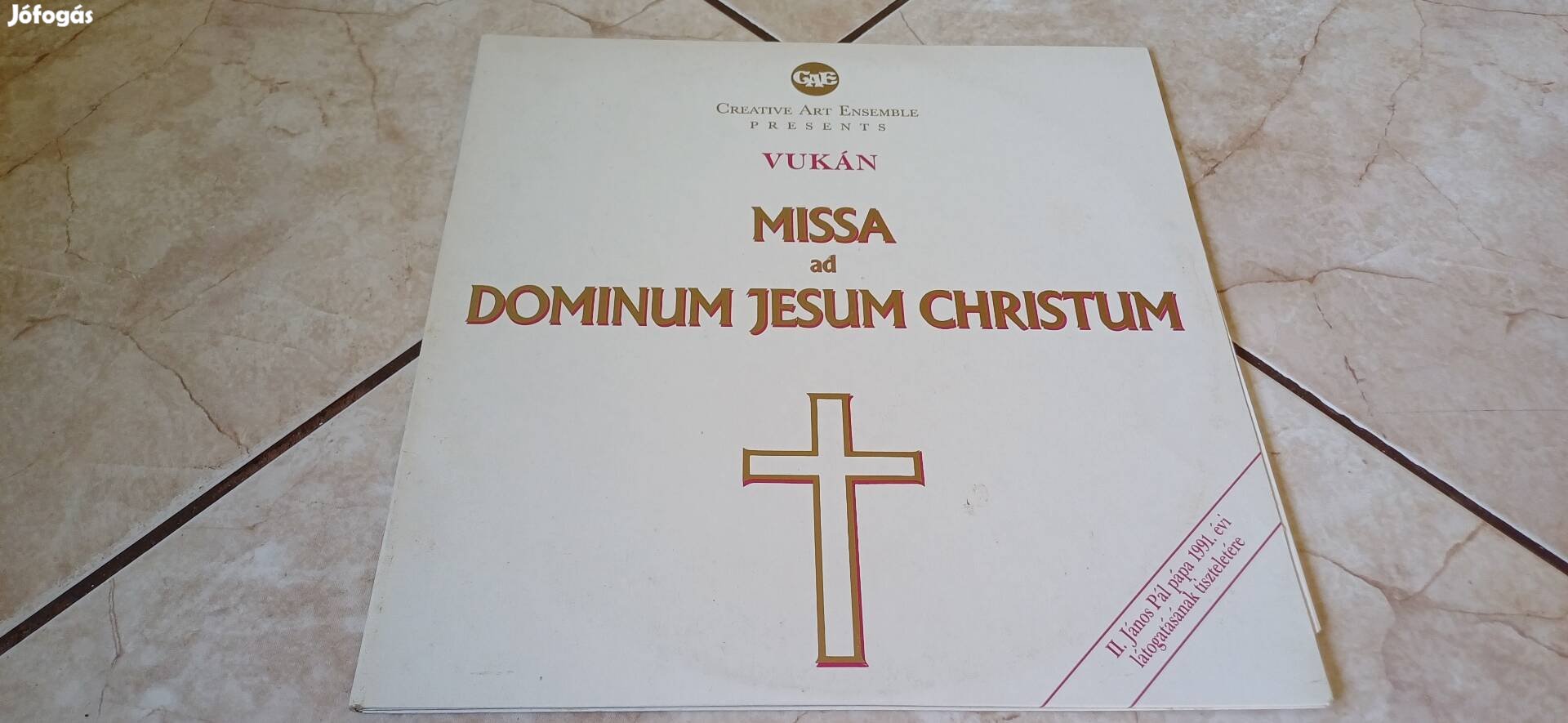 Vukán dupla bakelit hanglemez