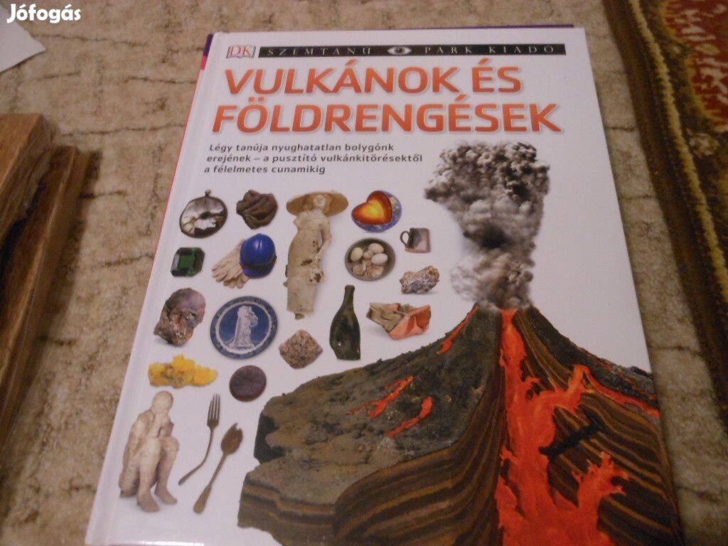 Vulkánok és földrengések szemtanú sorozat remek könyve olcsón.-