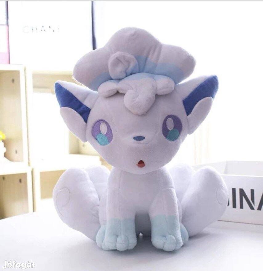 Vulpix ice Pokemon pokémon plüss 20 cm Új számlával készletről