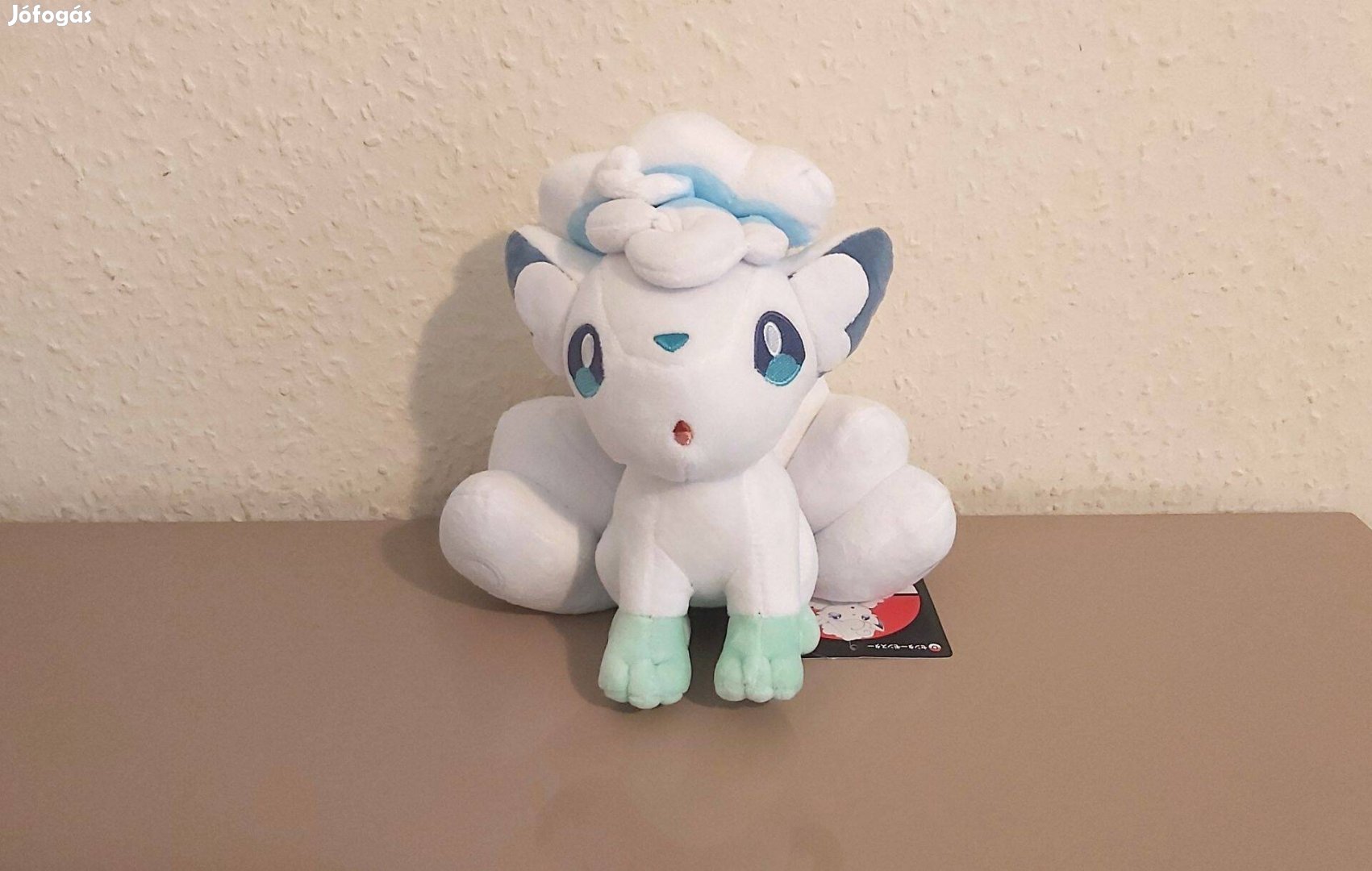 Vulpix ice pokémon plüss 20 cm Új számlával Pokemon készleten