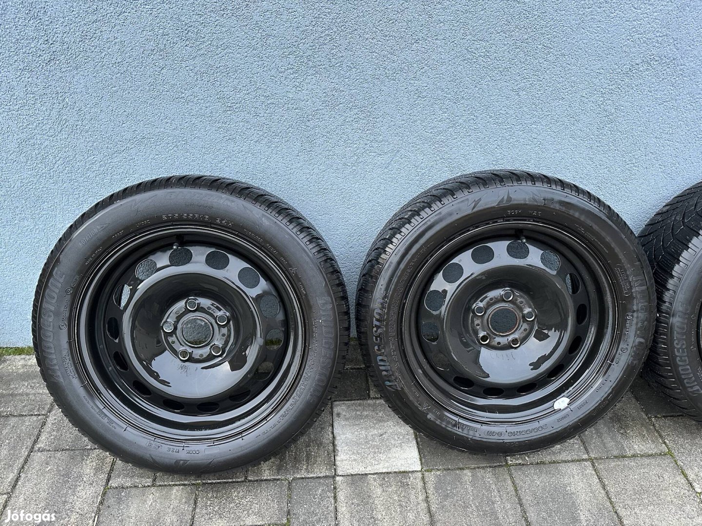 Vw 16" gyári lemezfelni téli gumival Eladó